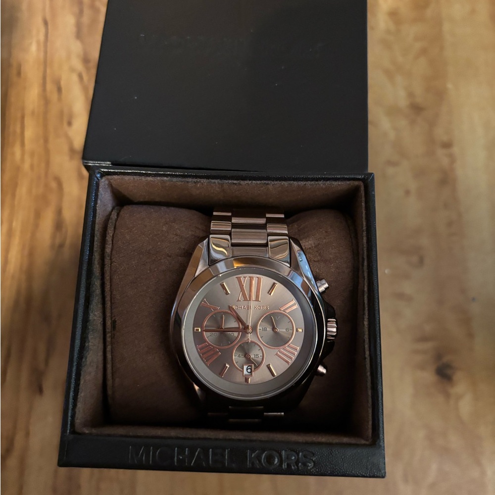 Michael Kors Brown Metal Watch